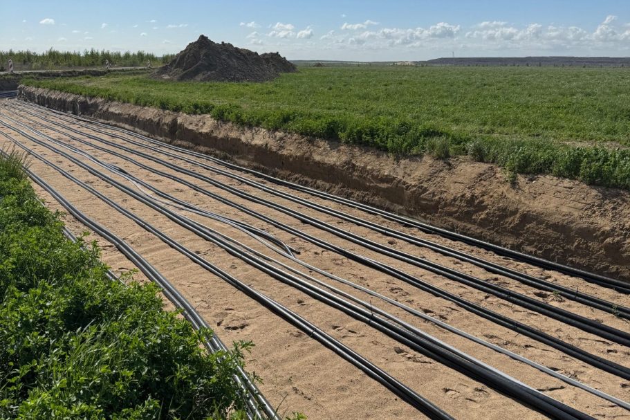 Kabeltrasse - Windpark - Baustelle