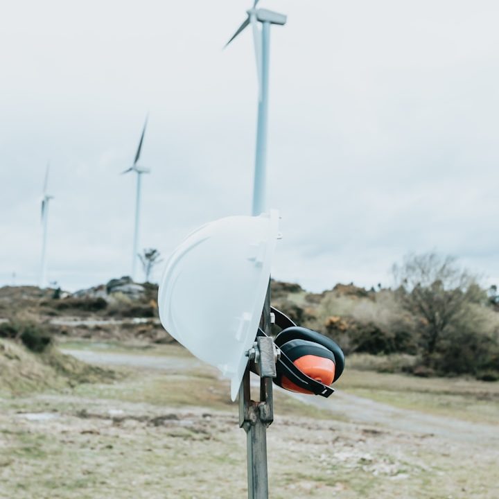 Windpark Baustelle
